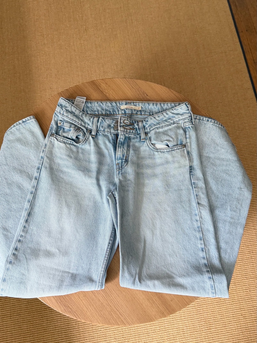 Levi's Light Blue Wide-Leg High-Rise Jeans